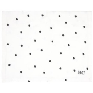Běhoun Bastion Collections bílý s černými puntíky 50x160 cm