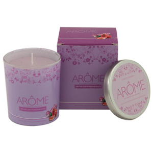 Arôme Vonná svíčka 7 x 8 cm, Orchid & Pommegranate
