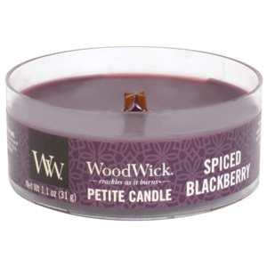 WoodWick – Petite Candle vonná svíčka Pikantní ostružina 31 g