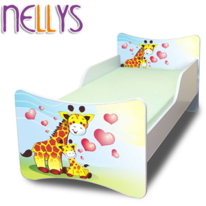 Nellys Dětská postel Žirafky Velikost: 140x70