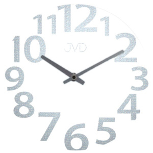 Skleněné designové nástěnné hodiny JVD HO138.2 (II. jakost - poslední ks na prodejně v Domažlicích)