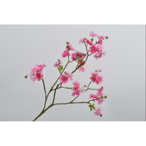 Umělá květina Silk-ka větvička růžové květy 104cm
