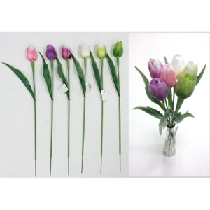 Umělá květina tulipán "SPRING" 44cm/6b