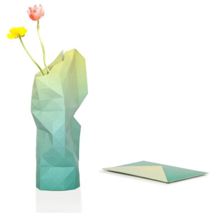 TINY MIRACLES Papírový obal na vázu Green Fade, Vemzu