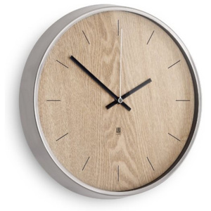 Designové nástěnné hodiny Umbra Madera | světlé dřevo