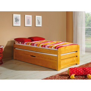 Rozkládací postel 80 cm Branu (s rošty a úl. prostorem)