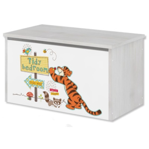 Box na hračky, truhla Disney - Medvídek PÚ a tygřík