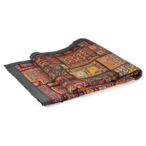 SB Orient Tapiserie z Rajastanu, patchwork, zrcátka, jemná ruční práce, 100x150cm