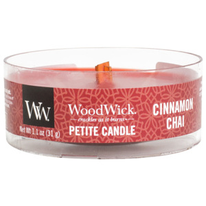 WoodWick – Petite Candle vonná svíčka Skořice a vanilka 31 g