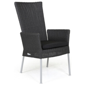 Sada 2 polohovatelných šedých zahradních židlí Brafab Somerset