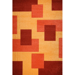 Vopi | Kusový koberec Nairobi 1960A Brick/Yellow - 60 x 110 cm