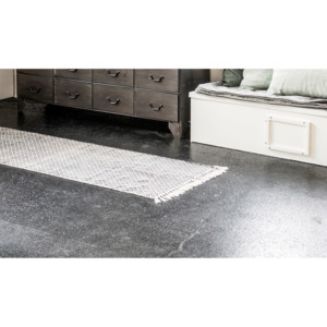 Bavlněný koberec Black/white 60x180