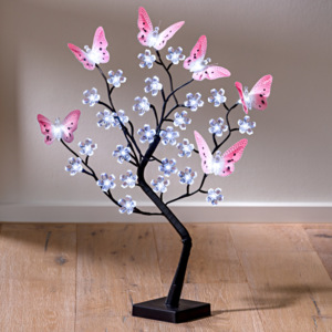 Magnet 3Pagen LED strom s motýlky