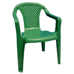Ipea Dětská plastová židlička, Zelená