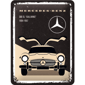 Nostalgic Art Plechová cedule: Mercedes-Benz (300 SL "Gullwing") - 20x15 cm