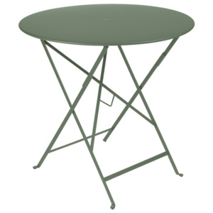 Šedozelený zahradní stolek Fermob Bistro, Ø 77 cm