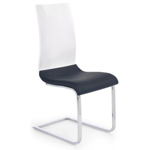Halmar K198 židle černá / bílá