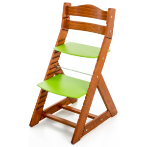 Hajdalánek Rostoucí židle MAJA - opěrka do kulata (třešeň, zelená) MAJATRESENZELENA