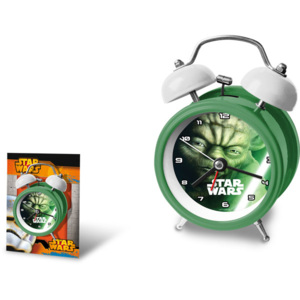 EUROSWAN Kovový budík Star Wars Yoda 9 cm