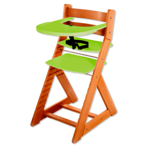 Hajdalánek Rostoucí židle ELA - velký pultík (třešeň, zelená) ELATRESENZELENA