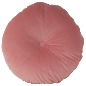 Růžový bavlněný polštář PT LIVING, ⌀ 45 cm