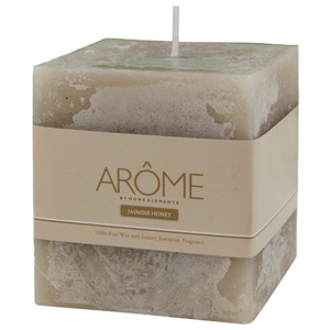 Arôme Vonná svíčka 6,8 x 7,5 cm, White jasmine & honey, 300g