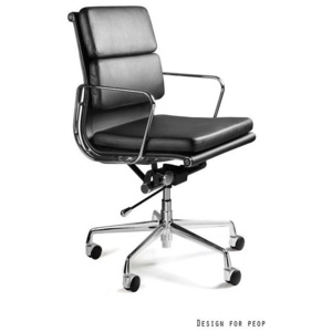 Kancelářská židle West nízká / přírodní kůže