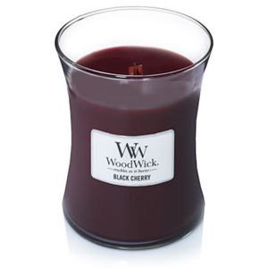 Vonná svíčka WoodWick - Black Cherry 275g/55 - 65 hod