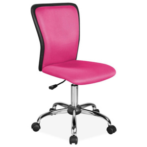 Dětská otočná židle SEDIA Q099 růžová