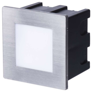 EMOS LED orientační vestavné svítidlo 80×80 1,5W neutr. bílá IP65
