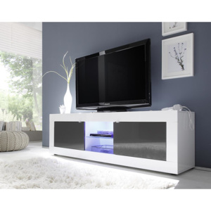 Televizní skříňka Basic-TV-L bílý lesklý lak