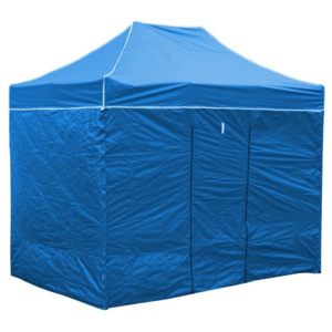 TZB Zahradní párty stan 2x3m 4 stěny - modrý