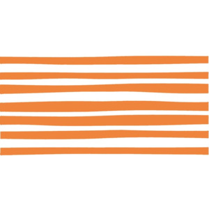 EBS Joy dekor 19,8x39,8 pruhy oranžové