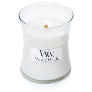Vonná svíčka WoodWick - White Tea & Jasmine 85g/20 - 30 hod