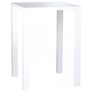 Barový stůl Lugante 80cm, bílá