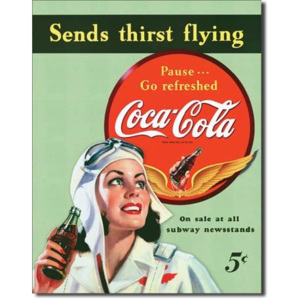 Cedule - Coca Cola Sends thirst flying