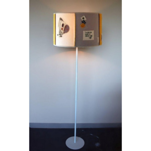 Julie Plottier Stojací lampa s textilním stínidlem AMIGOS, výška 145cm, průměr 45cm, 100W