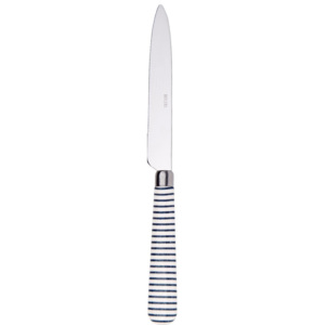 BISTRO Nůž pruhy - modrá/bílá
