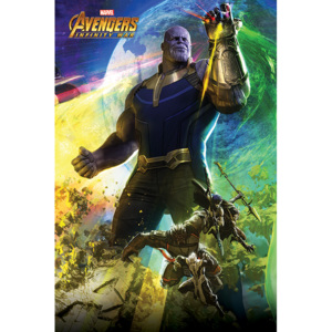 Plakát, Obraz - Avengers Infinity War - Thanos, (61 x 91.5 cm)