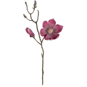 Umělá květina Sia Home Fashion Magnólie růžová 40cm