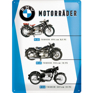 Nostalgic Art Plechová cedule: BMW Motorräder - 40x30 cm