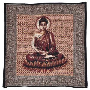 Mobler Přehoz na postel, Buddha hnědo vínový, 210x225cm