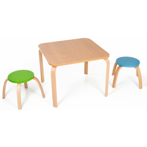 Hajdalánek Dětský stolek SIMBA + židličky ELSA (zelená, modrá) SIMBAELSAMOZE