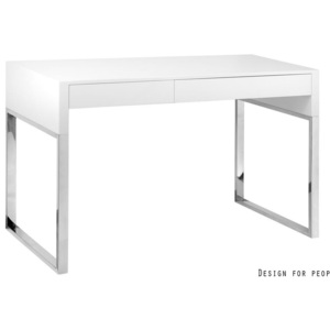 Dizajnový psací stůl Brett bílý