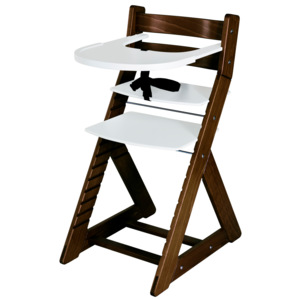 Hajdalánek Rostoucí židle ELA - velký pultík (wenge, bílá) ELAWENGEBILA