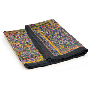 SB Orient Multibarevná patchworková tapiserie z Rajastanu, ruční práce, 100x160cm