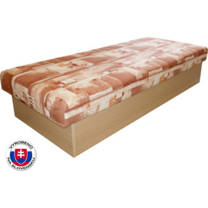 Jednolůžková postel (válenda) 80 cm Benab Roger (racek hnědý) (s matrací)
