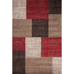 Moderní kusový koberec Modern 105 | červený Typ: 80x150 cm