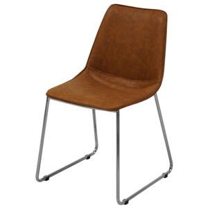 Danish Style Jídelní židle Francesca (SET 4 ks), koňaková