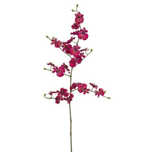 Umělá květina Sia Home Fashion Orchidej třpytivá růžová 94cm